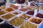 Olives in different shapes and colours